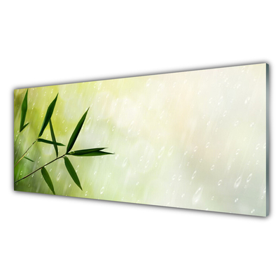 Obraz Akrylowy Liście Deszcz