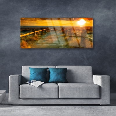 Obraz Akrylowy Zachód Słońca Architektura