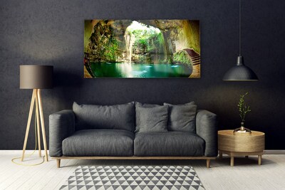Obraz Akrylowy Wodospad Krajobraz Woda