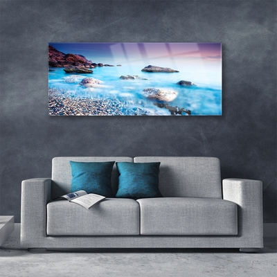 Obraz Akrylowy Morze Kamyczki Zen