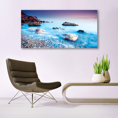Obraz Akrylowy Morze Kamyczki Zen