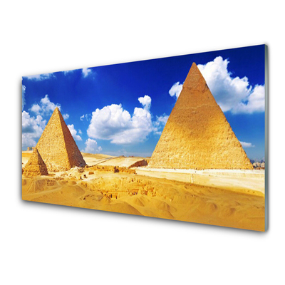 Obraz Akrylowy Pustynia Piramidy Krajobraz