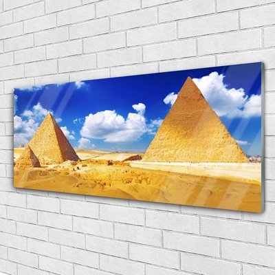Obraz Akrylowy Pustynia Piramidy Krajobraz