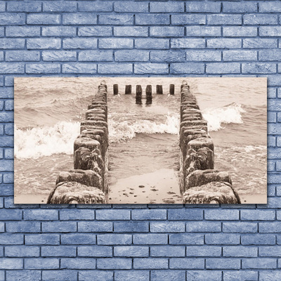 Obraz Akrylowy Ocean Plaża Architektura