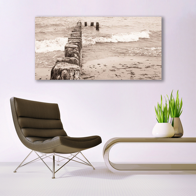 Obraz Akrylowy Morze Plaża Architektura