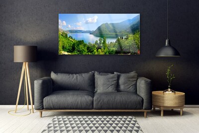Obraz Akrylowy Las Jezioro Góry Krajobraz