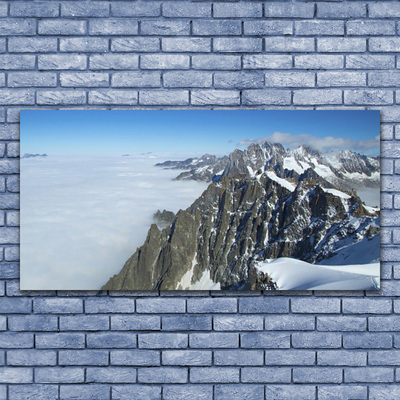 Obraz Akrylowy Góra Mgła Krajobraz