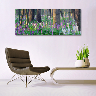 Obraz Akrylowy Las Kwiaty Natura