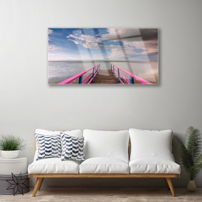 Obraz Akrylowy Most Morze Architektura