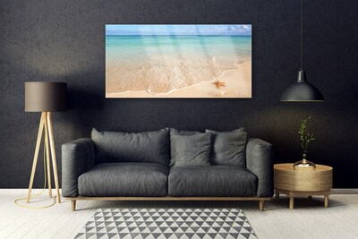 Obraz Akrylowy Plaża Rozgwiazda Krajobraz
