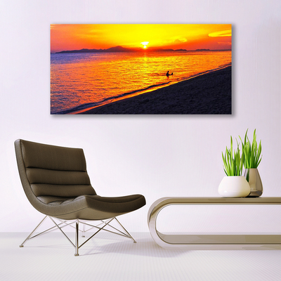 Obraz Akrylowy Morze Słońce Plaża Krajobraz