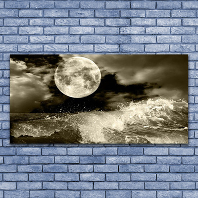 Obraz Akrylowy Noc Księżyc Krajobraz