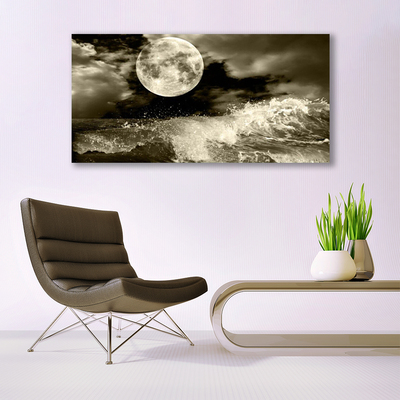 Obraz Akrylowy Noc Księżyc Krajobraz