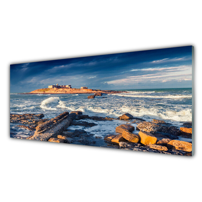 Obraz Akrylowy Morze Kamienie Krajobraz