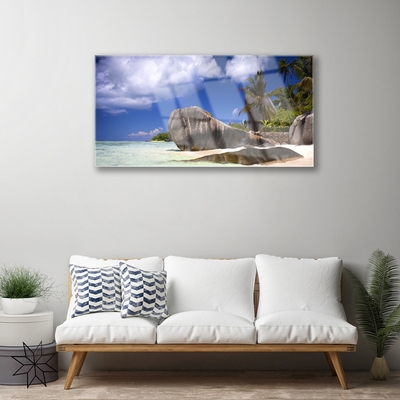 Obraz Akrylowy Skały Plaża Krajobraz