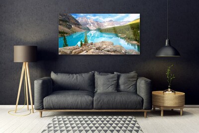 Obraz Akrylowy Góry Jezioro Natura