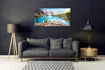Obraz Akrylowy Góry Jezioro Natura