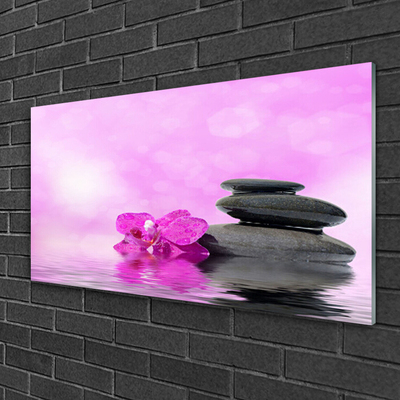 Obraz Akrylowy Kwiat Sztuka Różowy