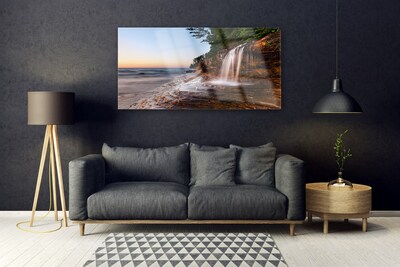 Obraz Akrylowy Wodospad Krajobraz Woda