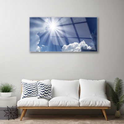 Obraz Akrylowy Słońce Krajobraz