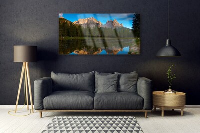 Obraz Akrylowy Las Jezioro Krajobraz