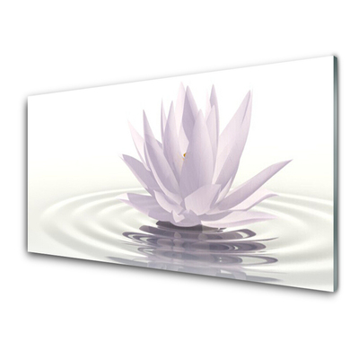 Obraz Akrylowy Kwiat Woda Sztuka