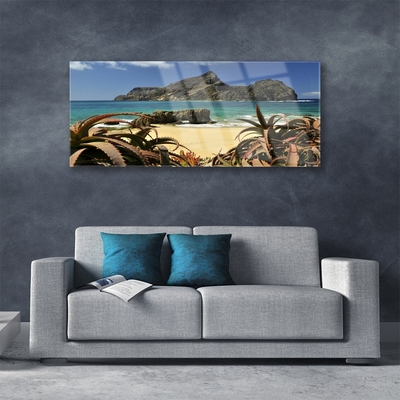 Obraz Akrylowy Plaża Morze Skała Krajobraz