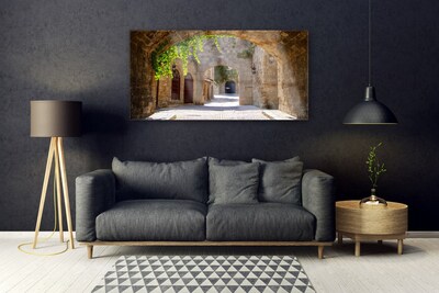 Obraz Akrylowy Tunel Uliczka Architektura