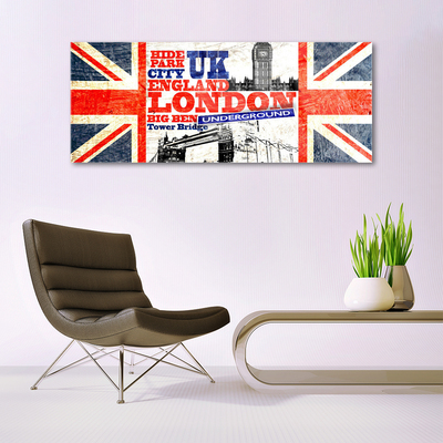 Obraz Akrylowy Londyn Flaga Sztuka