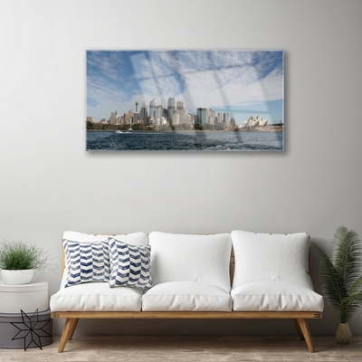 Obraz Akrylowy Miasto Morze Domy Sydney