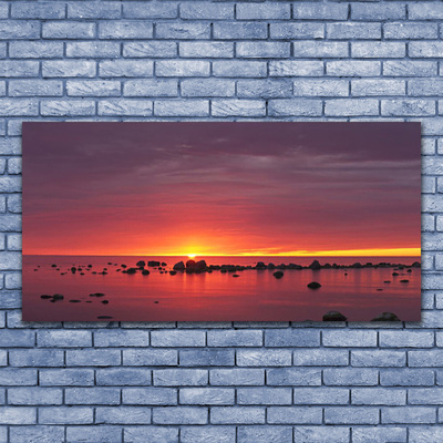 Obraz Akrylowy Morze Słońce Krajobraz