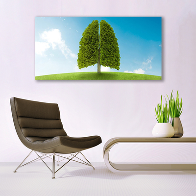 Obraz Akrylowy Trawa Drzewo Płuca Przyroda