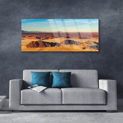 Obraz Akrylowy Pustynia Niebo Krajobraz
