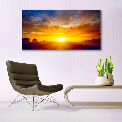 Obraz Akrylowy Słońce Niebo Krajobraz