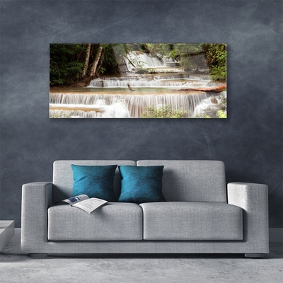 Obraz Akrylowy Wodospad Las Przyroda