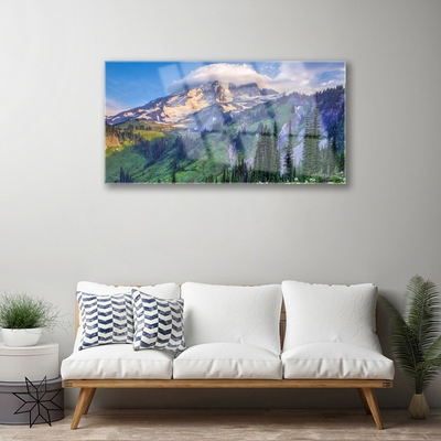 Obraz Akrylowy Góra Las Krajobraz Przyroda
