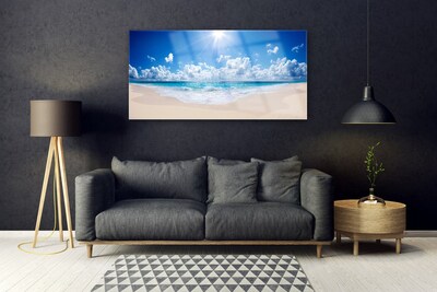 Obraz Akrylowy Plaża Morze Słońce Krajobraz