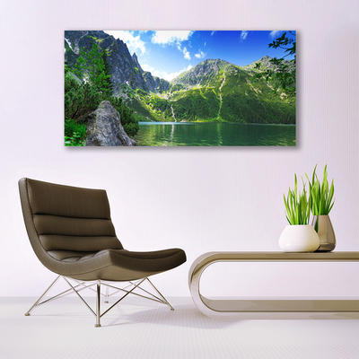 Obraz Akrylowy Góra Jezioro Przyroda
