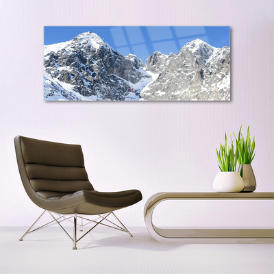 Obraz Akrylowy Góra Śnieg Krajobraz