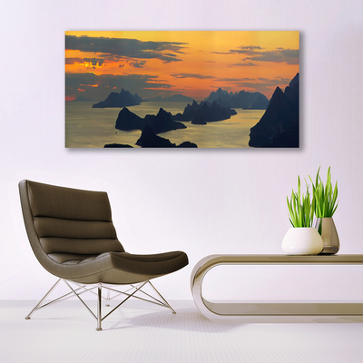 Obraz Akrylowy Morze Skały Góry Krajobraz
