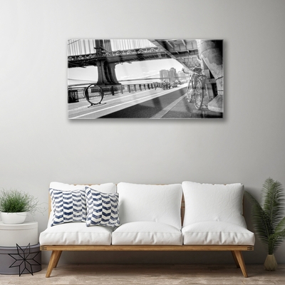 Obraz Akrylowy Most Rower Architektura
