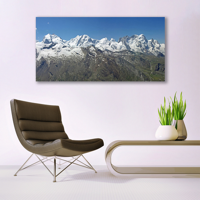 Obraz Akrylowy Góry Śnieg Krajobraz