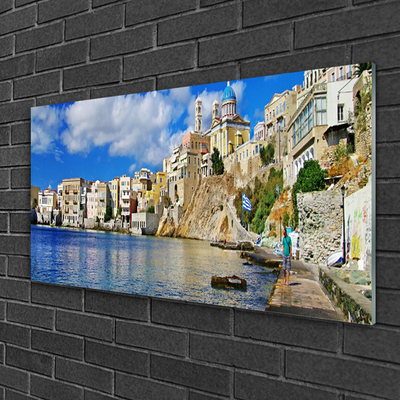 Obraz Akrylowy Miasto Morze Architektura