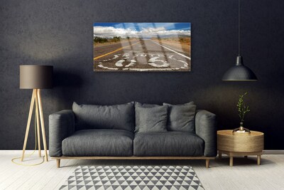 Obraz Akrylowy Droga na Pustyni Autostrada