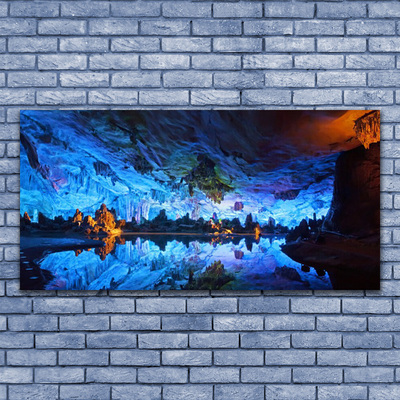 Obraz Akrylowy Jaskinia Światło Lodowiec