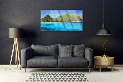 Obraz Akrylowy Góry Morze Krajobraz