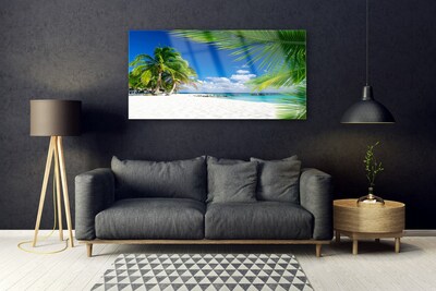 Obraz Akrylowy Tropikalna Plaża Morze Widok