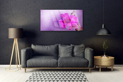 Obraz Akrylowy Kwiaty Płatki Storczyk