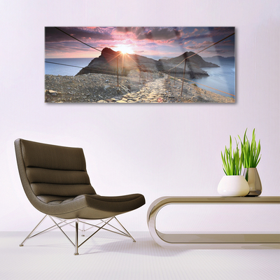 Obraz Akrylowy Góry Ścieżka Klif Zachód