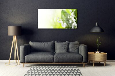 Obraz Akrylowy Konwalie Liście Kwiaty Łąka